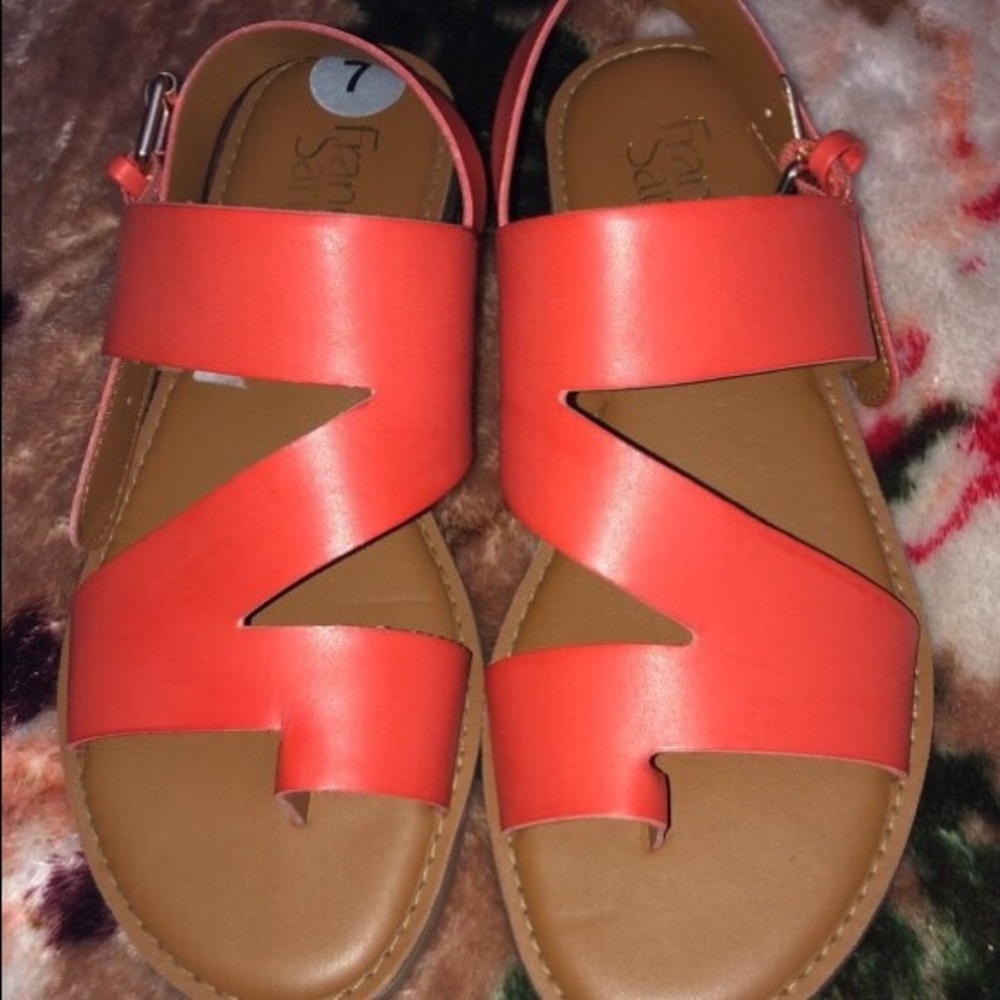 Coral sandals
